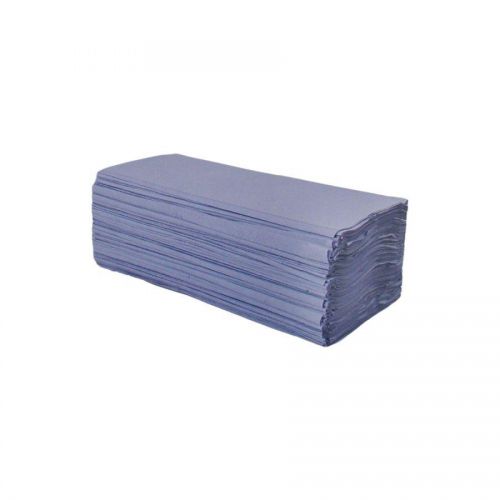 ValueX+Hand+Towel+V-Fold+1+Ply+240+Sheet+Blue+Case+3600+%28Pack+15+x+240%29+1104071