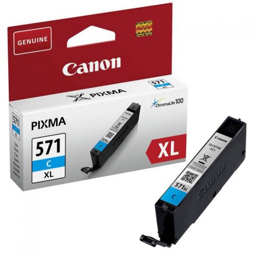 Canon+CLI571XLC+Cyan+High+Yield+Ink+Cartridge+11ml+-+0332C001