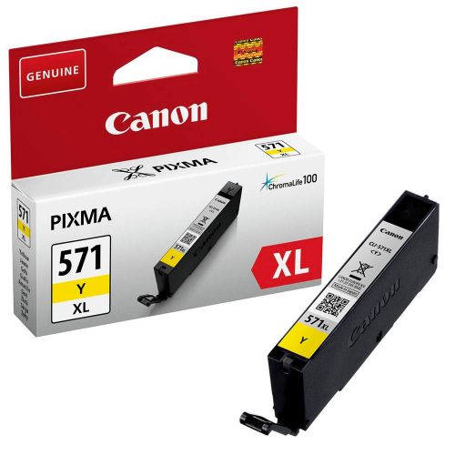 Canon+CLI571XLY+Yellow+High+Yield+Ink+Cartridge+11ml+-+0334C001