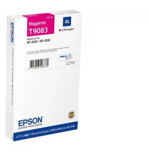 Inkjet Cartridges Epson T9083 Magenta Ink Cartridge 39ml - C13T908340