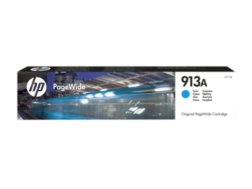 HP+913A+Cyan+Standard+Capacity+Ink+Cartridge+37ml+-+F6T77AE