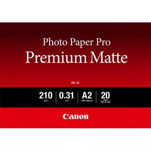 Photo Paper Canon PM-101 A2 Matte White Photo Paper - 8657B017
