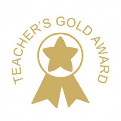 Colop Self Inking Motivational Stamp Gold Teachers Gold Award