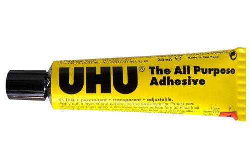 UHU All Purpose Adhesive 35ml Blister (Pack 10)