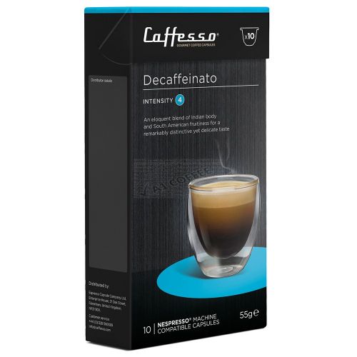 Coffee Caffesso Decaffeinato Nespresso Compatible Coffee Capsules (Pack 10)