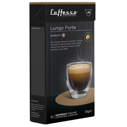 Coffee Caffesso Lungo Forte Nespresso Compatible Coffee Capsules (Pack 10)