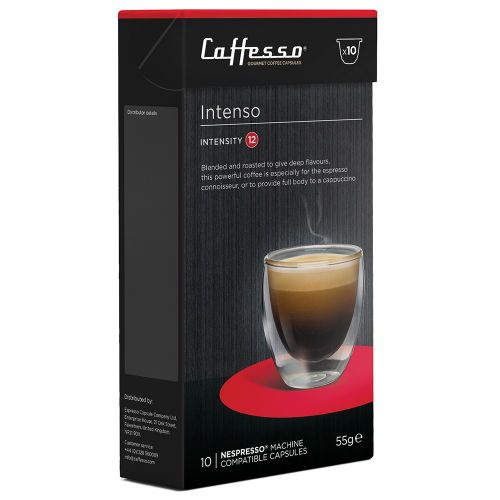 Coffee Caffesso Intenso Nespresso Compatible Coffee Capsules (Pack 10)