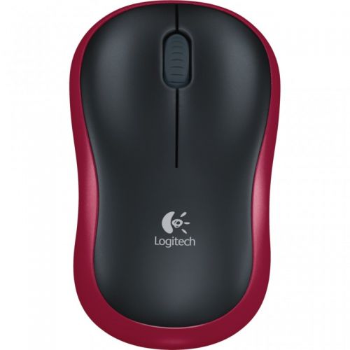 Logitech M185 Red Wireless Mouse