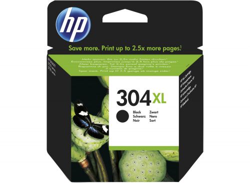 HP+304XL+Black+Standard+Capacity+Ink+Cartridge+6ml+-+N9K08AE
