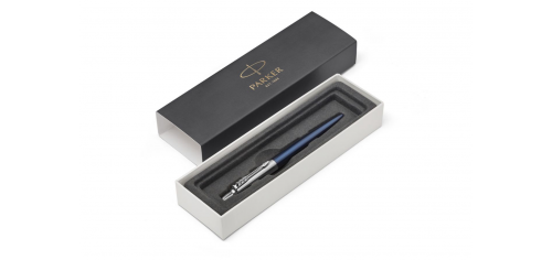 Parker Jotter Royal Blue Chrome Trim Ball Pen Gift Box