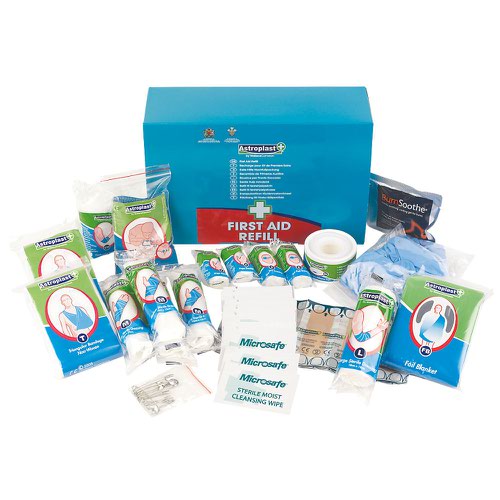 Astroplast First Aid Kit Refill 10 person Aqua