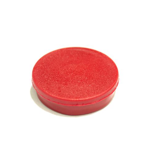 Bi-Office Round Magnets 10mm Red PK10