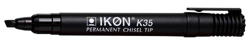 ValueX+Permanent+Marker+Chisel+Tip+2-5mm+Line+Black+%28Pack+10%29+-+K35-01