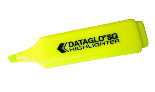 ValueX+Flat+Barrel+Highlighter+Pen+Chisel+Tip+1-5mm+Line+Yellow+%28Pack+10%29+-+791005