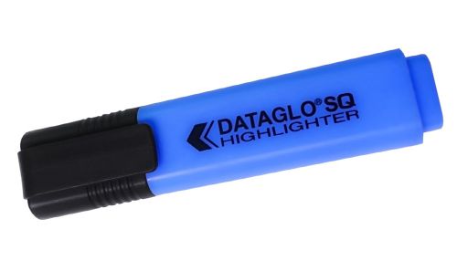 ValueX+Flat+Barrel+Highlighter+Pen+Chisel+Tip+1-5mm+Line+Blue+%28Pack+10%29+-+791003