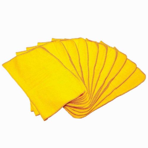 Cloths / Dusters / Scourers / Sponges ValueX Duster Yellow (Pack 10) 707011
