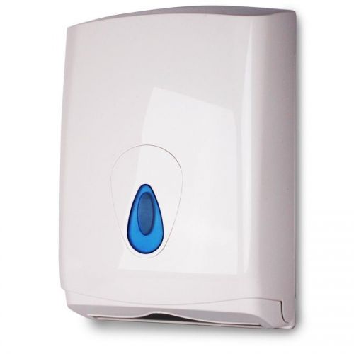 ValueX White Plastic Hand Towel Dispenser