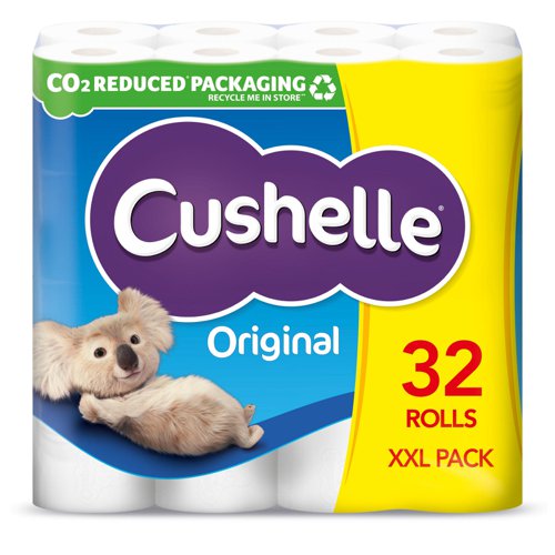 Cushelle+Toilet+Roll+2+Ply+White+%28Pack+32+For+The+Price+Of+Pack+24%29+1102090