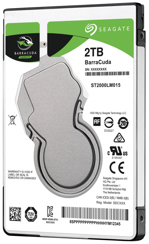 Seagate Barracuda 2TB SATA 6Gbs 2.5 Inch 5400 RPM 128MB Cache Internal Hard Disk Drive