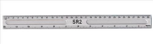 30cm+Ruler+Clear+Plastic+%2812inch%29+pk_1.+Corporate+%238027