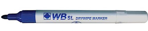 ValueX+Whiteboard+Marker+Bullet+Tip+2mm+Line+Blue+%28Pack+10%29+-+871003