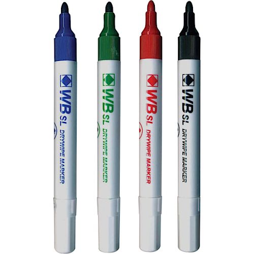 ValueX+Whiteboard+Marker+Bullet+Tip+2mm+Line+Assorted+Colours+%28Pack+4%29+-+8710WT4