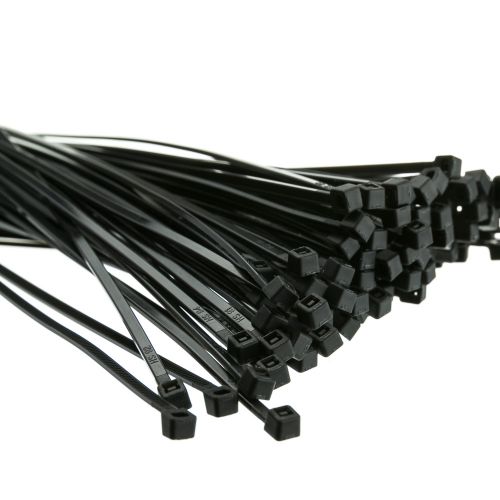 ValueX+Cable+Ties+200x4.8mm+Black+%28Pack+100%29+-+4CABBLK