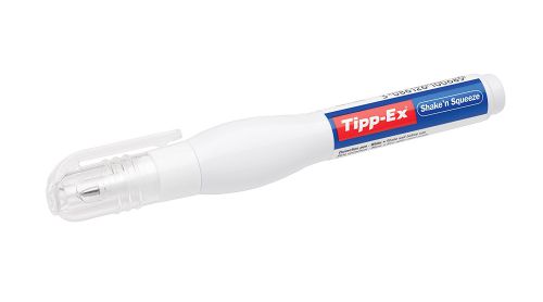 Correction Pens Tipp-Ex Shake n Squeeze Correction Fluid Pen 8ml White (Pack 3)