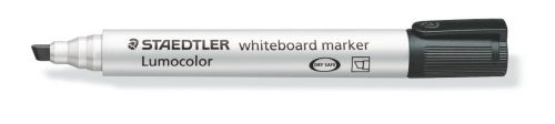 Staedtler Lumocolor Whiteboard Marker Chisel Tip 2-5mm Line Black (Pack 10) - 351B-9