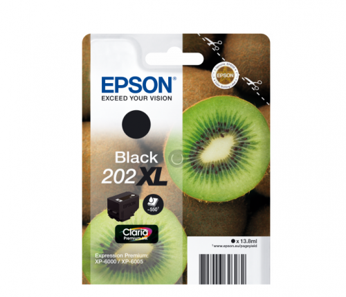 Epson+202XL+Kiwi+Black+High+Yield+Ink+Cartridge+14ml+-+C13T02G14010