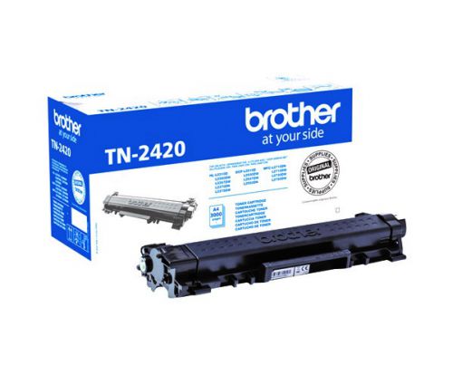 Brother+Black+Toner+Cartridge+3k+pages+-+TN2420
