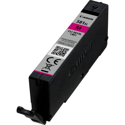 Inkjet Cartridges Canon CLI581XLM Magenta High Yield Ink Cartridge 8ml - 2050C001