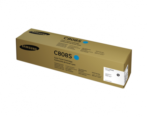 Samsung CLTC808S Cyan Toner Cartridge 20K pages - SS560A