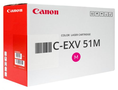 Canon EXV51M Magenta Standard Capacity Toner Cartridge 60k pages - 0483C002