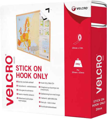 Accessories Velcro Sticky Hook Strip 20mmx10m White