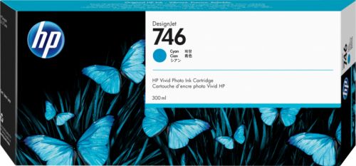HP 746 Cyan Standard Capacity Ink Cartridge 300ml - P2V80A