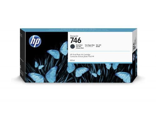 HP 746 Matte Black Standard Capacity Ink Cartridge 300ml - P2V83A