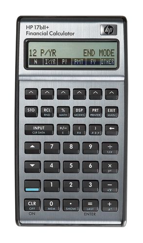 Scientific Calculator HP 2 Line Financial Calculator Silver HP-17BII