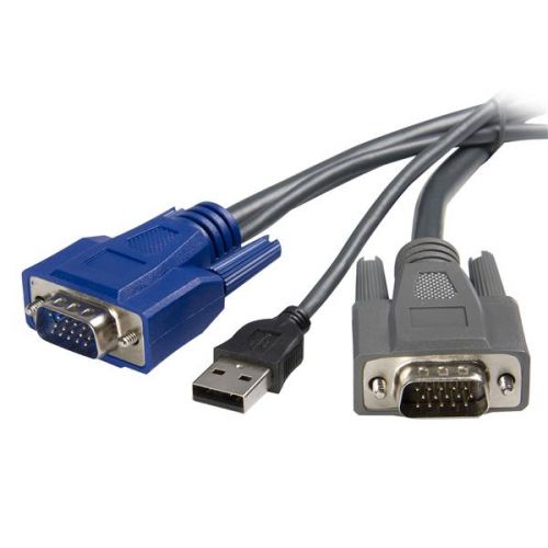 StarTech.com 6ft Ultra Thin USB VGA 2in1