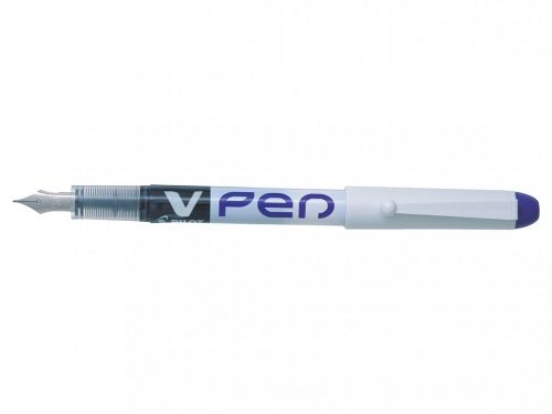 Fountain Pens Pilot V-Pen Erasable Disposable Fountain Pen Violet (Pack 12)
