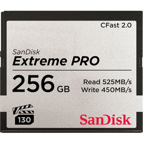 Sandisk Extreme Pro 256GB CFast 2.0 Memory Card