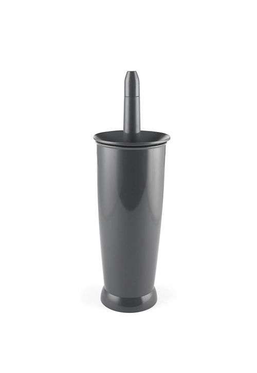 Addis Closed Toilet Brush and Holder Charcoal