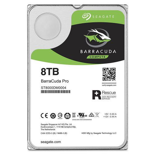 Seagate 8TB Internal BarraCuda 72 SATA Drive 3.5in