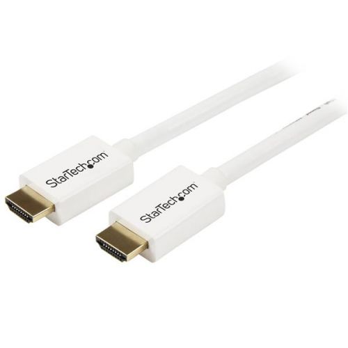 StarTech 2m White CL3 HDMI Cable