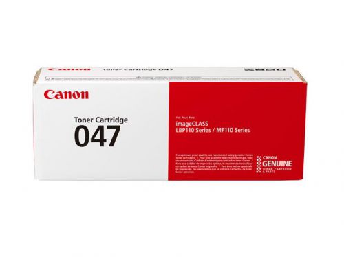 Canon 047BK Black Standard Capacity Toner Cartridge 1.6k pages - 2164C002