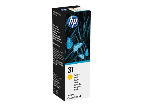 HP 31 70ml Yellow Ink Bottle 1VU28AE