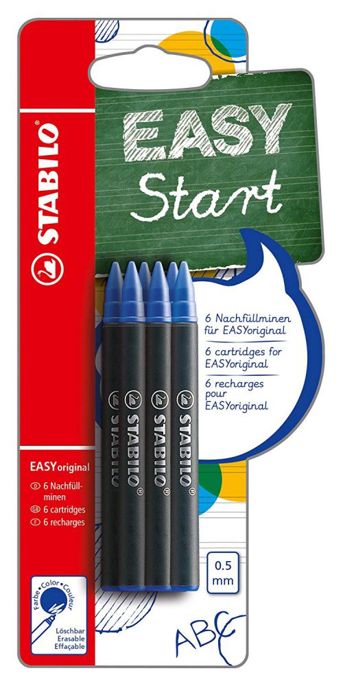 STABILO EASYoriginal Refills Blue (Pack 6)