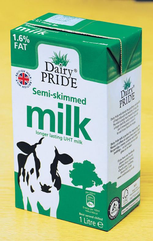 Dairy Pride Semi Skimmed Long Life Milk 1 Litre (Pack 12)