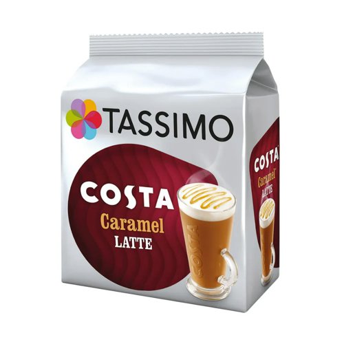 Tassimo Costa Caramel Latte Pods (Pack 8) 4031637