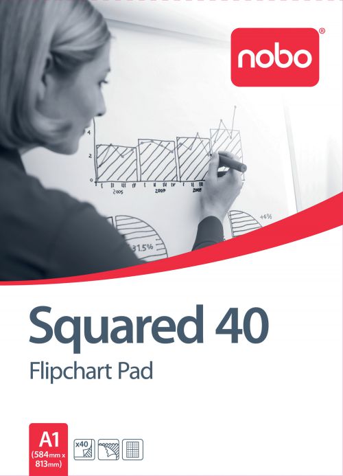 Nobo A1 40 Sheet Squared Flipchart Pad PK5 Review